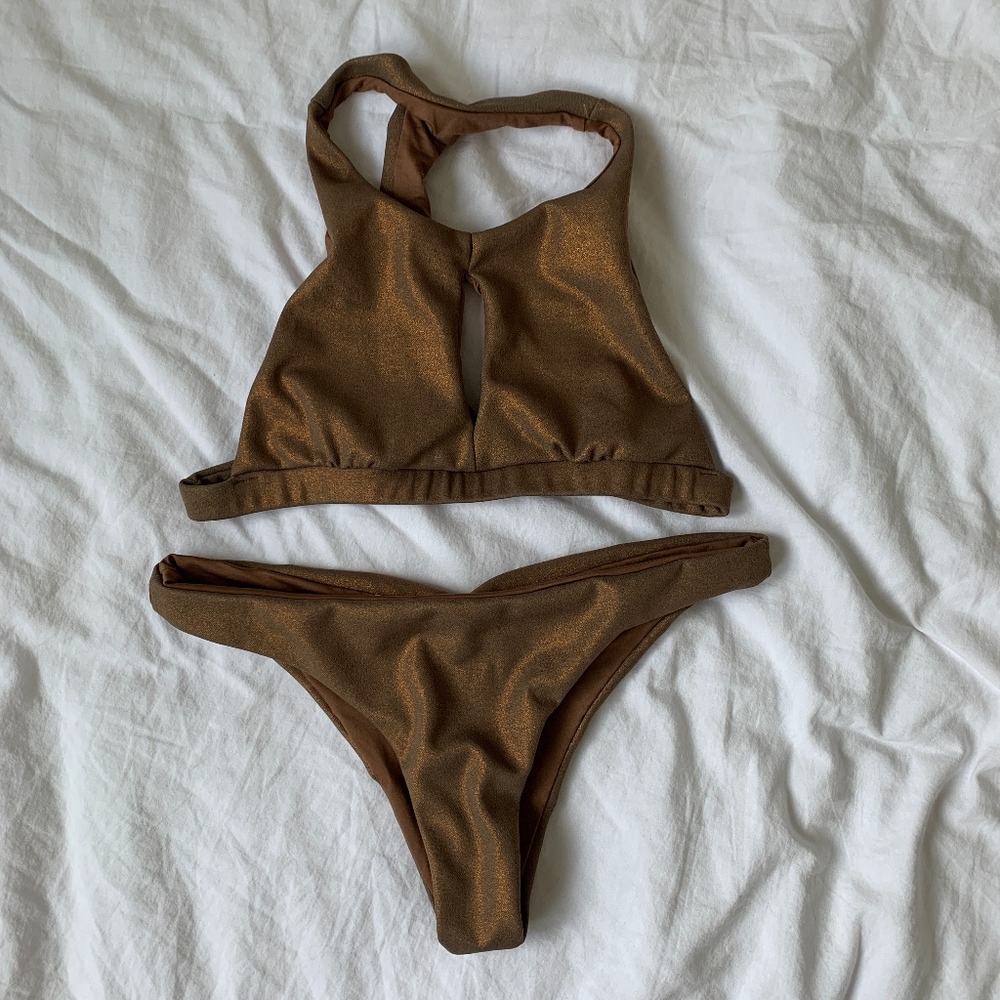 Blue life bikini set
